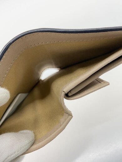 商品画像：バイフォールドウォレット/2つ折り財布/グレー×イエロー/レディース 6