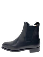 シューツリー付属/chelsea boot/サイドゴアブーツ/UK6D/ブラック/レザー