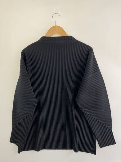 商品画像：23AW/プリーツクルーネックL/Sカットソー/2/ポリエステル/BLK/HP33JK123// 2