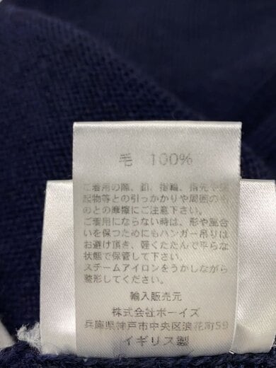 商品画像：ニット・セーター(厚手)/48/ウール/NVY// 5