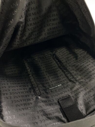商品画像：A|X Logo Printed Backpack/リュック/ポリエステル/BLK 6