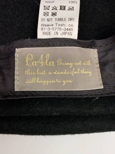 商品画像：キャスケット/--/ウール/BLK/レディース/TMT02593 5