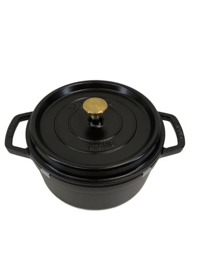 商品画像：鍋/容量:2.5L/サイズ:22cm/ブラック// 1