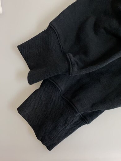 商品画像：ジップパーカー/XL/コットン/ブラック 5