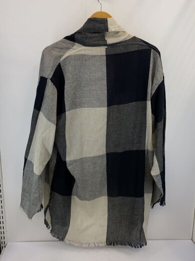 商品画像：カーディガン(薄手)/--/シルク/GRY/チェック 2