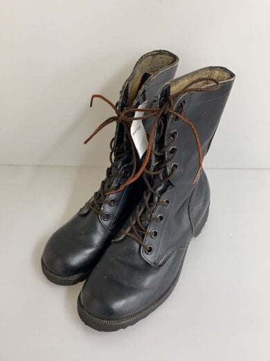 商品画像：レースアップブーツ/US6.5/ブラック 2