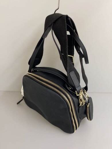 商品画像：ショルダーバッグ/レザー/ブラック 2