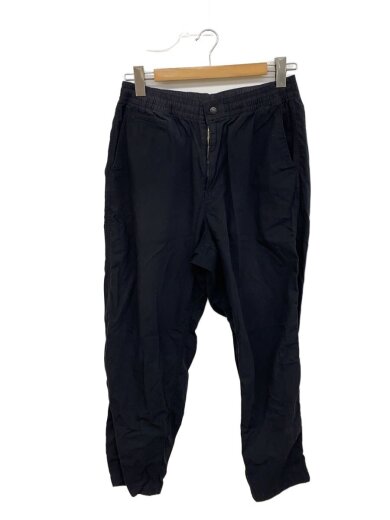 商品画像：RIPSTOP SHIRRED WAIST PANTS/32/コットン/ブラック/無地 1