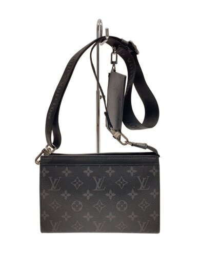 商品画像：ガストン・ウェアラブル・ウォレット_モノグラム・エクリプス・リバース/PVC/BLK/メンズ 1