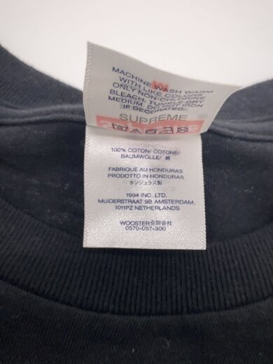 画像：SupremeTシャツ/M/コットン/BLK/プリント4