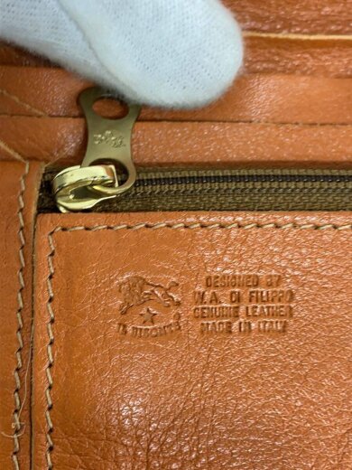 商品画像：2つ折り財布/レザー/キャメル/メンズ 3