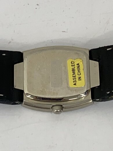 商品画像：クォーツ腕時計/アナログ/レザー/SLV/BLK 3