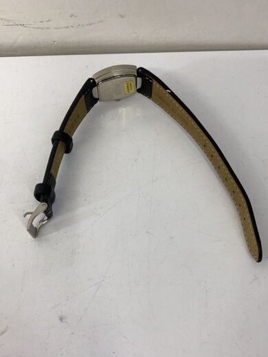 商品画像：クォーツ腕時計/アナログ/レザー/SLV/BLK 4