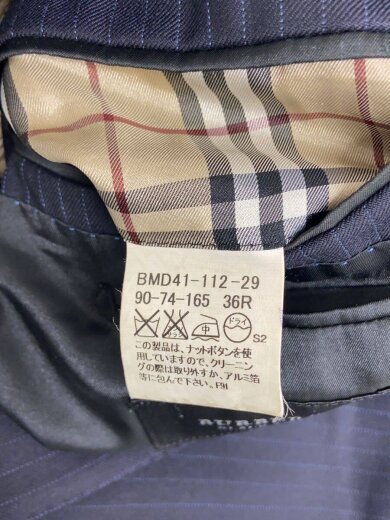 商品画像：セットアップ/36/ウール/NVY/ストライプ/bmd41-112-29// 4