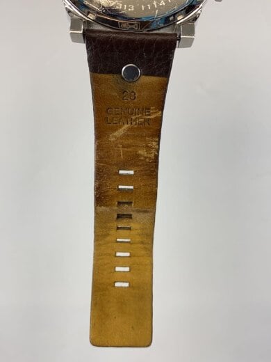 商品画像：クォーツ腕時計/アナログ/レザー/ブラック/ブラウン/DZ-7313 6