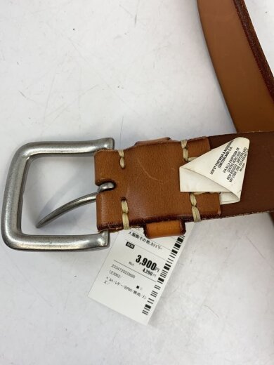 商品画像：ベルト/レザー/BRW/無地/メンズ 6