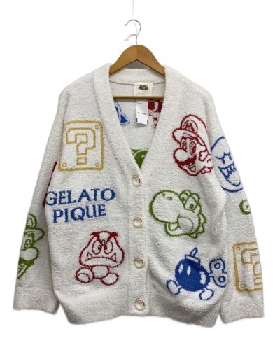 商品画像：カーディガン(厚手)/one/ポリエステル/ホワイト/PWNT241044 1