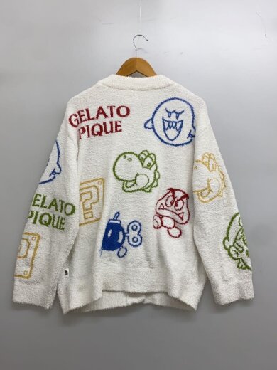 商品画像：カーディガン(厚手)/one/ポリエステル/ホワイト/PWNT241044 2