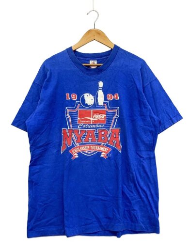 商品画像：Tシャツ/XL/コットン/ブルー// 1