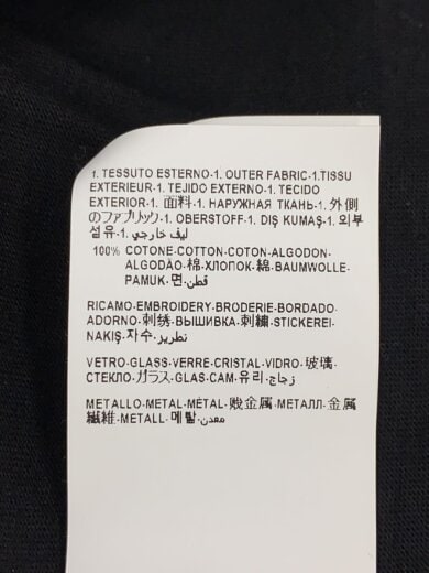 商品画像：Tシャツ/L/コットン/ブラック/A77987 A08491// 5
