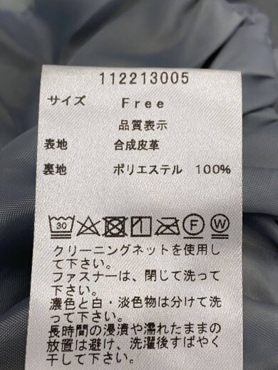 商品画像：ダブルライダースジャケット/FREE/ポリエステル/ブルー/112213005// 4