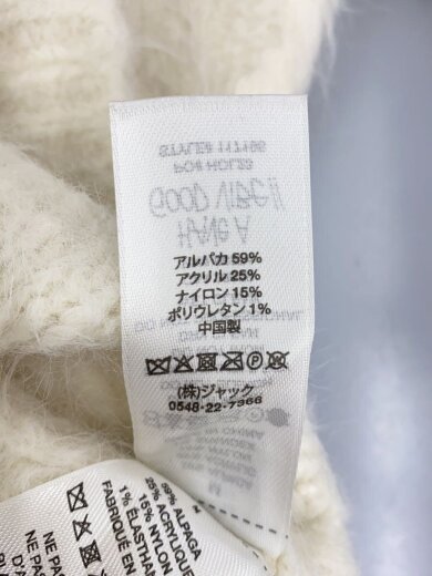 商品画像：ニット・セーター(厚手)/M/アルパカ/ホワイト// 4