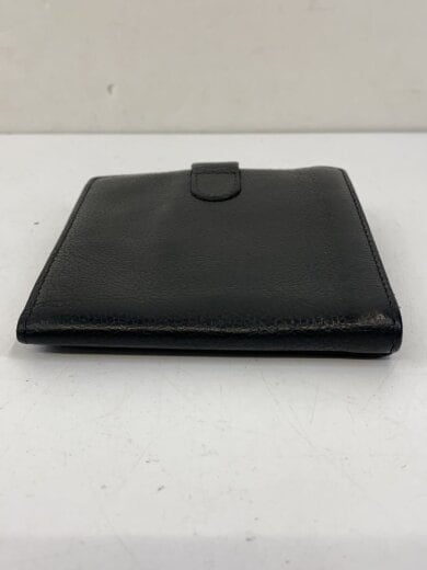 商品画像：2つ折り財布/レザー/ブラック/無地/メンズ 4