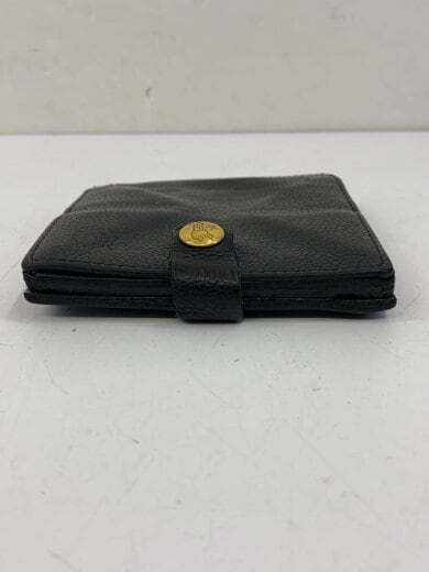 商品画像：2つ折り財布/レザー/ブラック/無地/メンズ 6