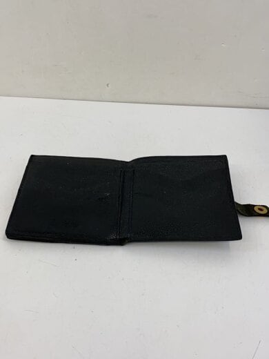 商品画像：2つ折り財布/レザー/ブラック/無地/メンズ 7