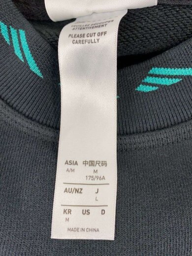 商品画像：スウェット/M/コットン/ブラック/JC8222/EQT WASH CRW 4