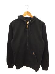 ジップパーカー/S/コットン/BLK/K122