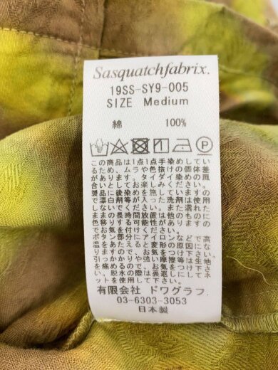 商品画像：長袖シャツ/M/コットン/KHK/総柄/19SS-SY9-005// 4