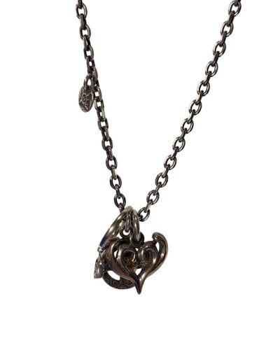 アローフック/メディスンホイール/アラベスクハート/ネックレス/SV925/SLV/トップ有/メンズ