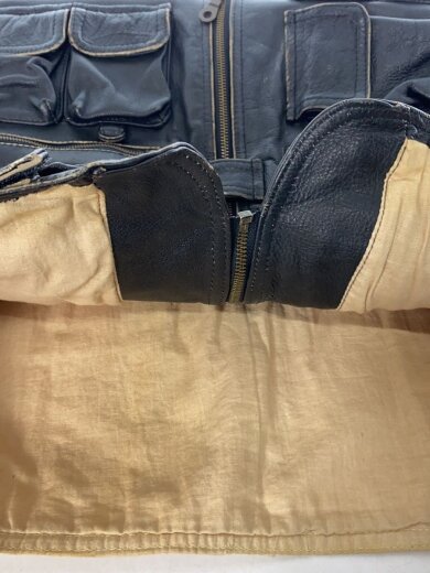 商品画像：ALIGAS OUTERWEAR/リメイクベスト/S/レザー/BLK 6