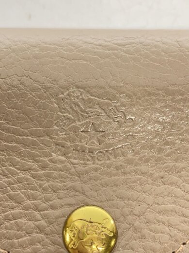 商品画像：3つ折り財布/レザー/BEG/無地/レディース 3