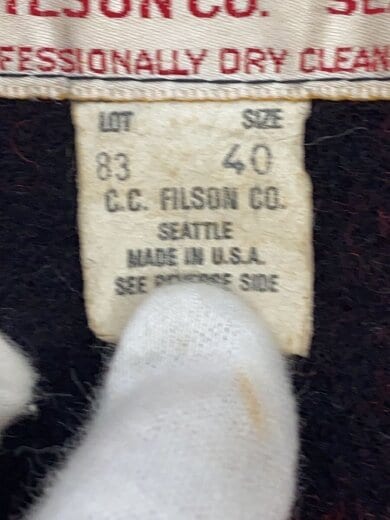 商品画像：80s/ダブルマッキーノクルーザージャケット/ジャケット/40/ウール/RED/チェック 4