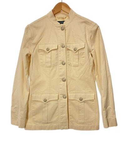 商品画像：サファリジャケット/サイズ150/ジャケット/--/コットン/CRM/無地 1