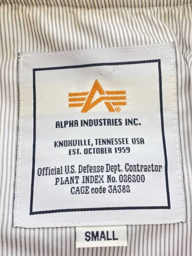 商品画像：フライトジャケット/S/ナイロン/WHT/TA1051-018 3