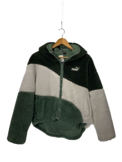 商品画像：フリースジャケット/XL/ポリエステル/GRN/678349-31// 1