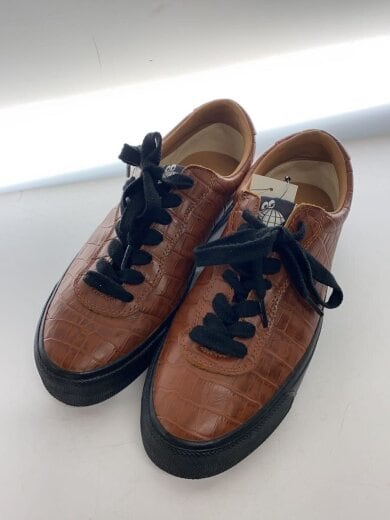 商品画像：クロコ型押し/ローカットスニーカー/26.5cm/BRW/レザー/VM001 2