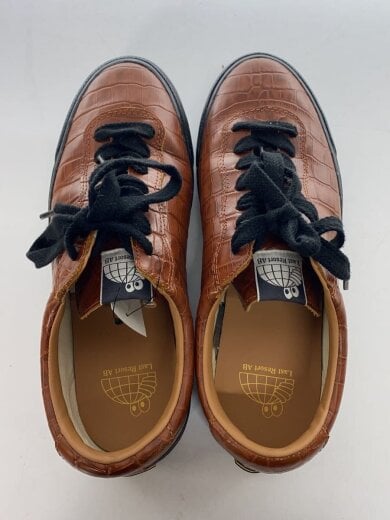 商品画像：クロコ型押し/ローカットスニーカー/26.5cm/BRW/レザー/VM001 3