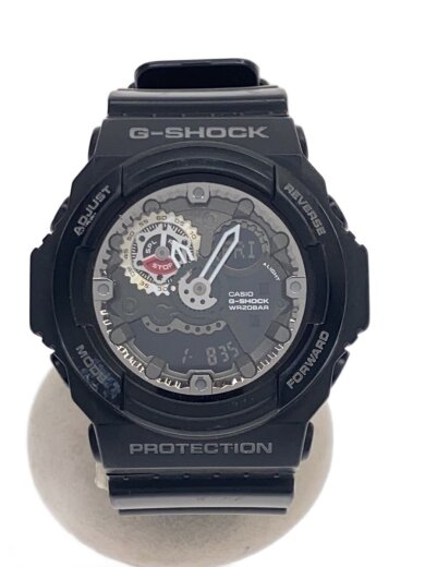 商品画像：クォーツ腕時計・G-SHOCK/デジアナ/ラバー/BLK/BLK 1
