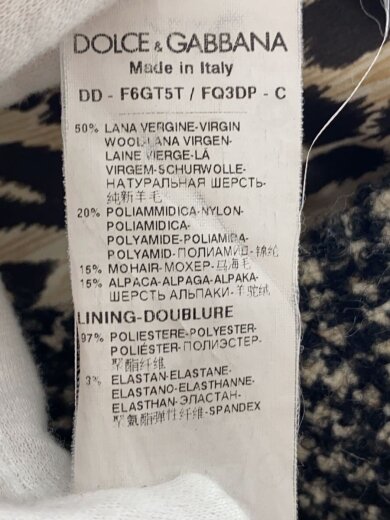 商品画像：ノースリーブワンピース/38/ウール/レオパード/DD-F6GT5T 4