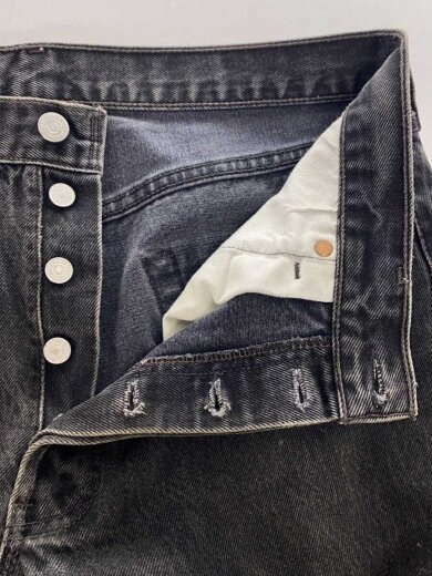 商品画像：90s/ボタン裏511/USA製/ストレートパンツ/34/コットン/BLK/501-0660 3