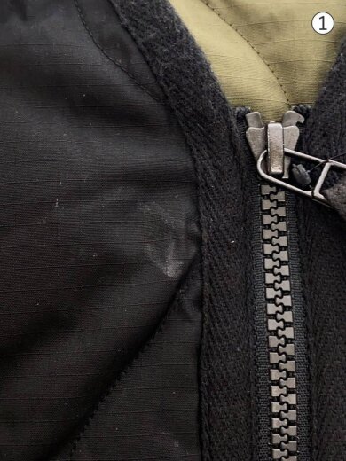 商品画像：キルティングジャケット/XXL/ポリエステル/BLK/TAION-101ZML-1 8