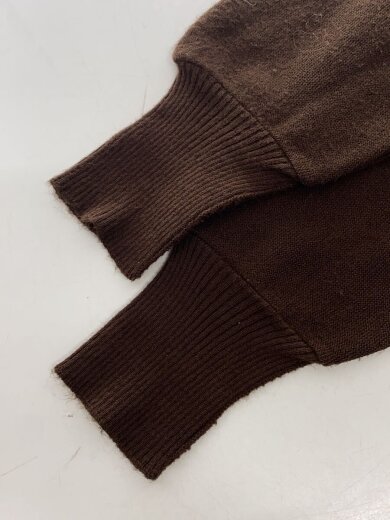 商品画像：アメリカ製/カーディガン(薄手)/L/ウール/KHK/無地/232-167 4