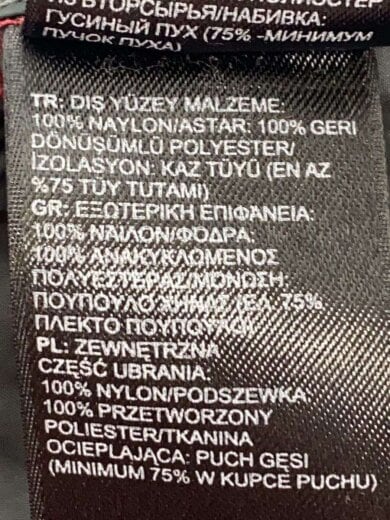 商品画像：ダウンジャケット/L/ナイロン/RED/無地 4