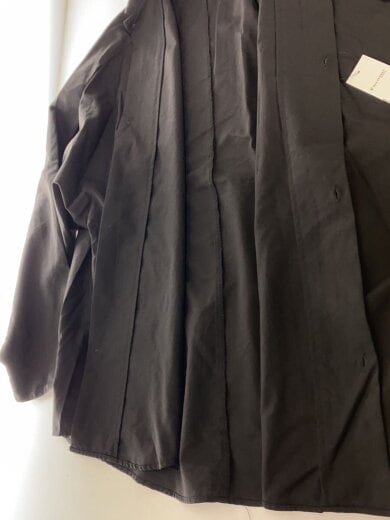 商品画像：COMPILE/BIG SHIRT/長袖シャツ/38/ウール/BLK/2241-SH20-007// 8