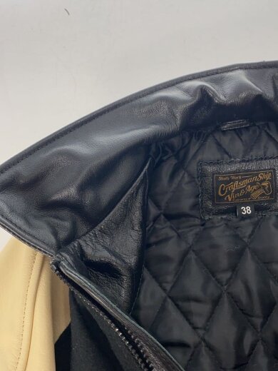 商品画像：vin＆age/スタジャン/38/レザー/BLK/TYPE VLJ8 6