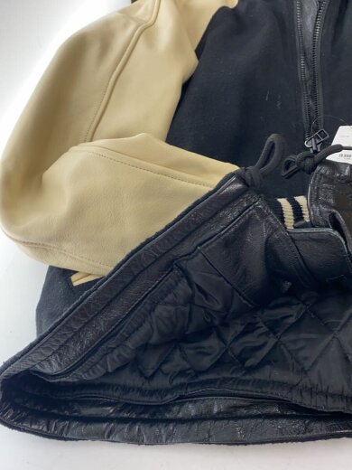 商品画像：vin＆age/スタジャン/38/レザー/BLK/TYPE VLJ8 8
